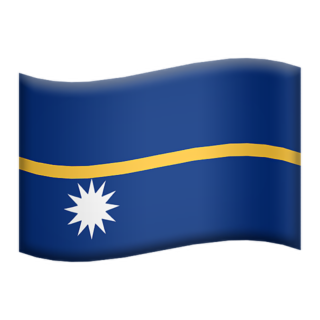 Flag: Nauru