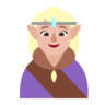 Woman Elf: Medium-Light Skin Tone Emoji 🧝🏼‍♀️ image - Microsoft Classic 2D style