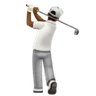 Person Golfing: Medium-Dark Skin Tone Emoji 🏌🏾 image - Huawei Harmony OS style