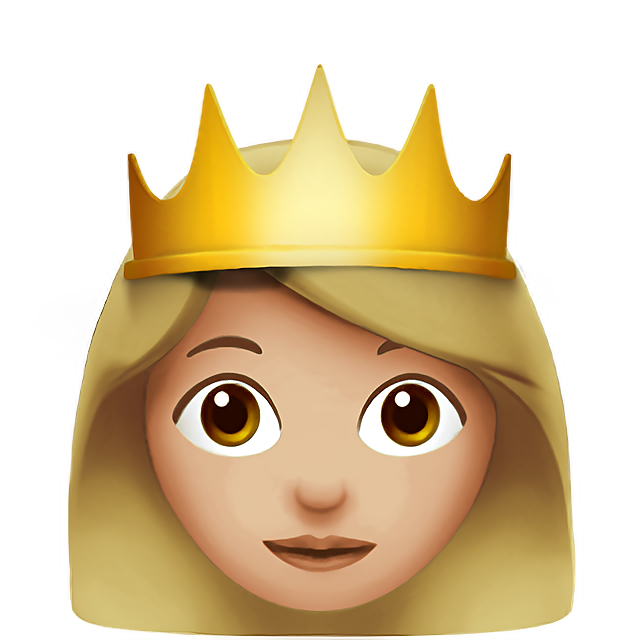 Princess: Medium-Light Skin Tone