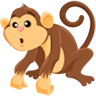 モンキー Emoji 🐒 image - Facebook Messenger (2016) style