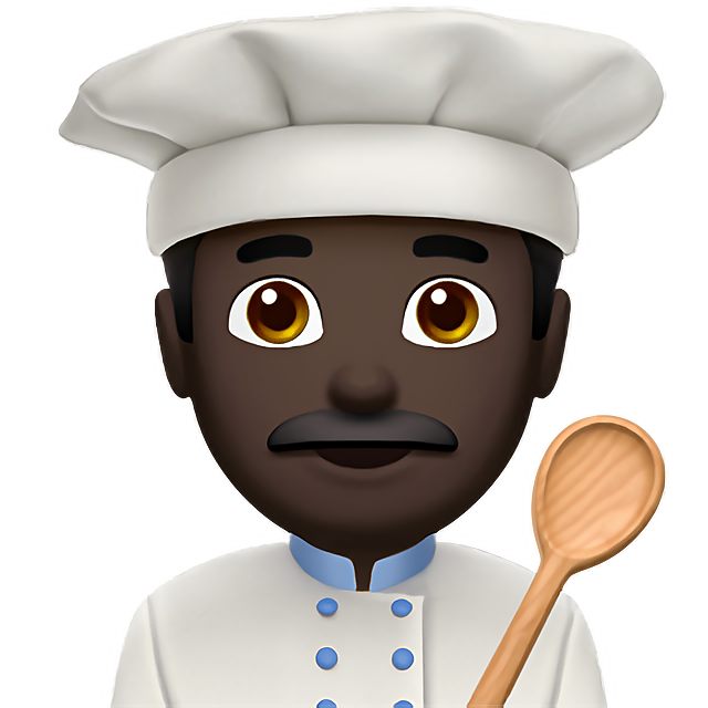 Man Cook: Dark Skin Tone