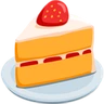Shortcake Emoji 🍰 image - Facebook Messenger (2016) style