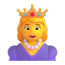 เจ้าหญิง Emoji 👸 image - Microsoft 3D Fluent style