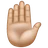 Raised Hand: Medium-Light Skin Tone