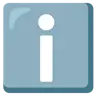 Information Emoji ℹ image - Google Noto Color style