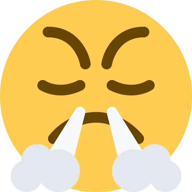 Face With Steam From Nose
