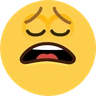 Cara cansada Emoji 😫 image - Skype style