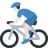 Man Biking: Light Skin Tone