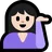 Person Tipping Hand: Light Skin Tone
