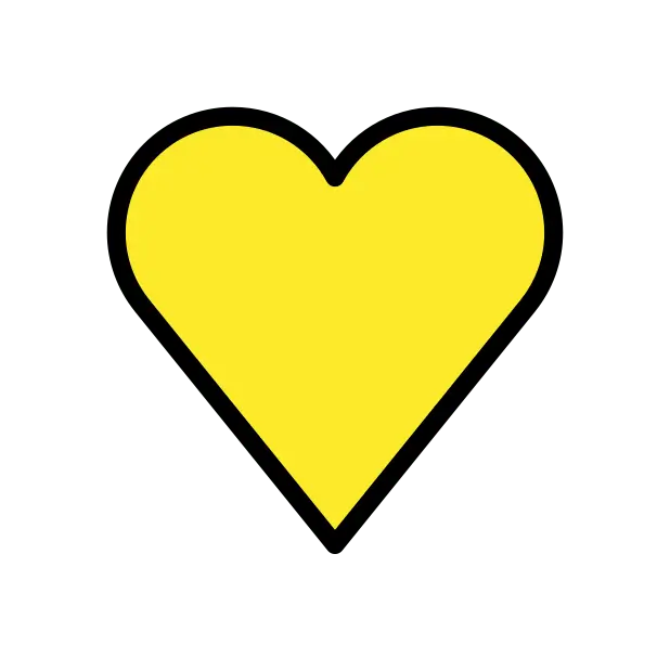 Corazon amarillo