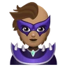 Supervillain: Medium Skin Tone Emoji 🦹🏽 image - Huawei Harmony OS style