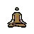 Person In Lotus Position: Medium-Dark Skin Tone