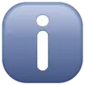 Information Emoji ℹ image - WhatsApp style