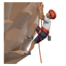 Person Climbing: Medium Skin Tone Emoji 🧗🏽 image - Huawei Harmony OS style