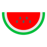 Pastèque Emoji 🍉 image - Docomo style