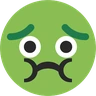 Emoji Fața greață 🤢 image - Skype style
