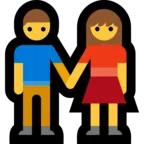Woman And Man Holding Hands