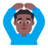 Man Gesturing Ok: Medium-Dark Skin Tone