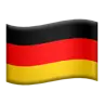 Flag: Germany Emoji 🇩🇪 image - Apple style
