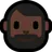 Person: Dark Skin Tone, Beard