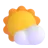 Sun Behind Small Cloud