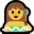 Woman In Steamy Room