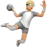 Person Playing Handball: Medium-Light Skin Tone Emoji 🤾🏼 image - Apple style
