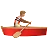 Person Rowing Boat: Medium Skin Tone