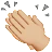Clapping Hands: Medium-Light Skin Tone