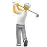 Emoji Golfjátékos 🏌 image - Huawei Harmony OS style