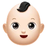Baby: Light Skin Tone Emoji 👶🏻 image - Huawei Harmony OS style