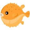 河豚 Emoji 🐡 image - Facebook Messenger (2016) style