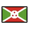 Flag: Burundi Emoji 🇧🇮 image - OpenMoji style