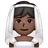 Person With Veil: Dark Skin Tone