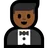 Person In Tuxedo: Medium-Dark Skin Tone