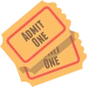 Boletos de admisión Emoji 🎟 image - EmojiTwo style