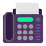 Emoji Fax 📠 image - Microsoft Classic 2D style