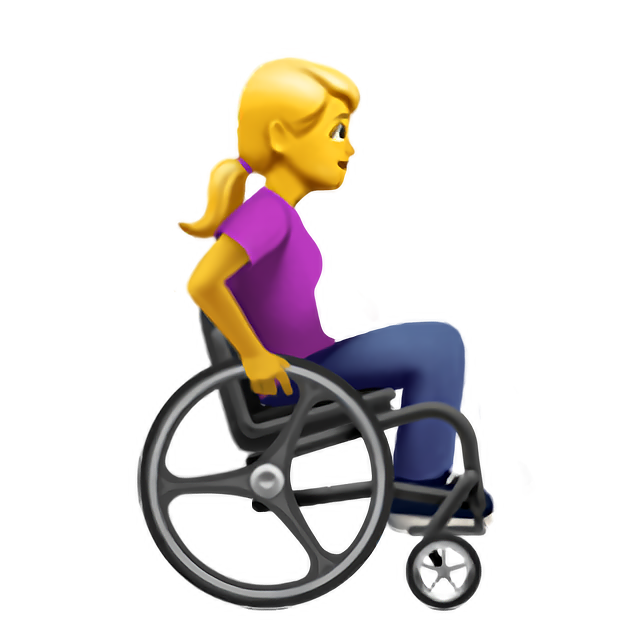 Woman In Manual Wheelchair Facing Right