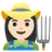 Woman Farmer: Light Skin Tone