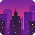 Cityscape At Dusk