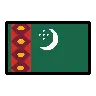 Flag: Turkmenistan Emoji 🇹🇲 image - OpenMoji style