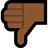 Thumbs Down: Medium-Dark Skin Tone