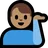Man Tipping Hand: Medium Skin Tone