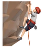 Person Climbing: Light Skin Tone Emoji 🧗🏻 image - Huawei Harmony OS style