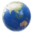 Earth Globe Asia-Australia