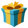 Emoji Becsomagolt ajándék 🎁 image - EmojiTwo style