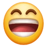 口を開けて目を笑顔で笑顔 Emoji 😄 image - Huawei Harmony OS style