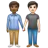 People Holding Hands: Medium-Dark Skin Tone, Light Skin Tone