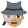 Detective: Medium Skin Tone Emoji 🕵🏽 image - EmojiTwo style
